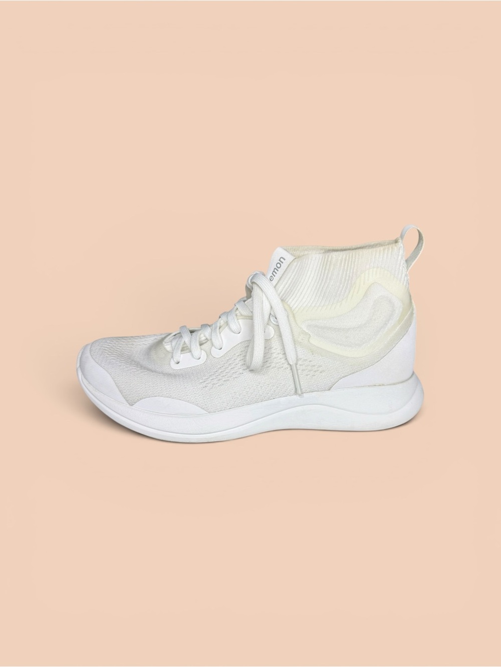 Lululemon Women Chargefeel Mid Workout Shoe Sneaker Sz 6 White